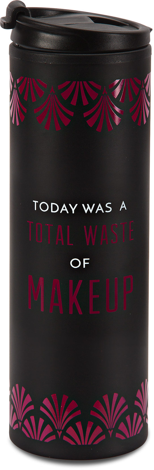 Waste of Makeup by Pretty Inappropriate - Waste of Makeup - 14 oz Travel Mug
