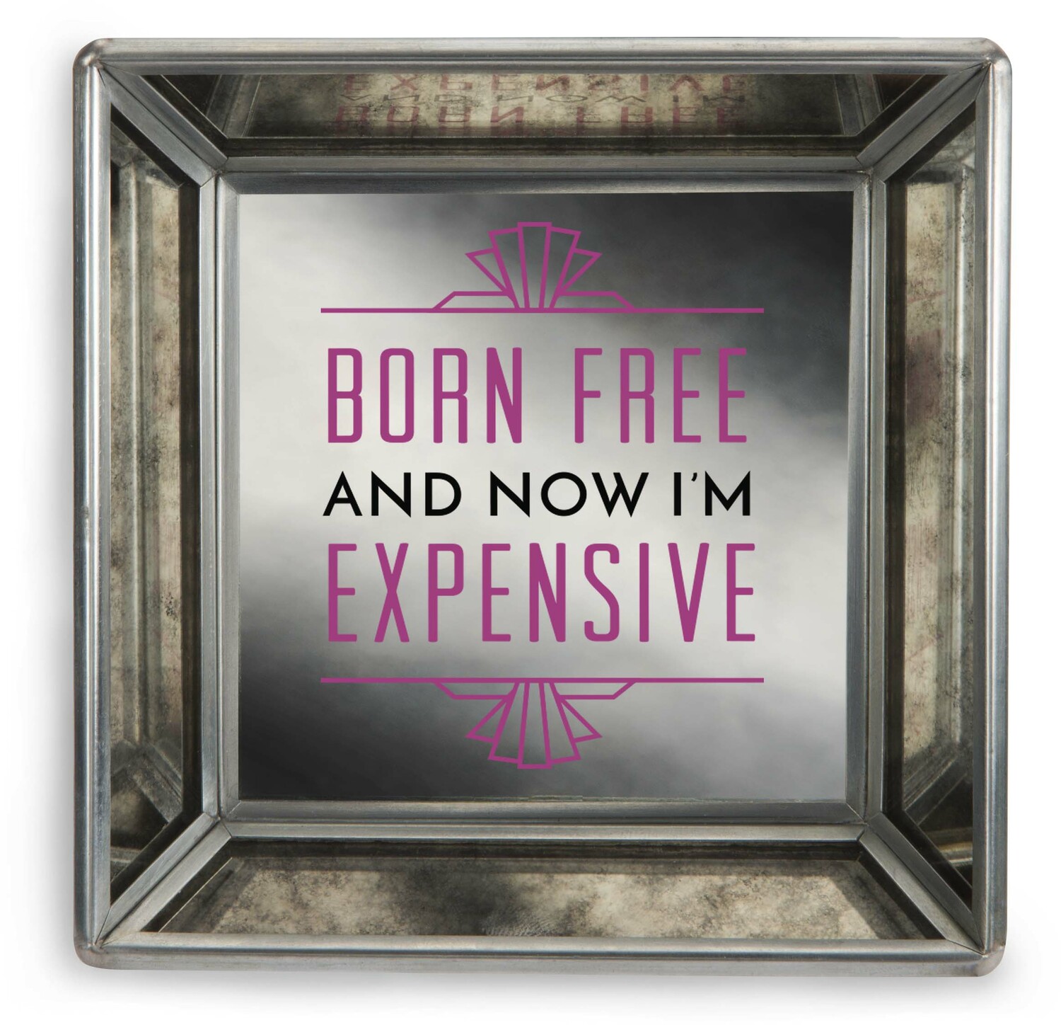 Born Free by Pretty Inappropriate - Born Free - 4" Mirrored Tray