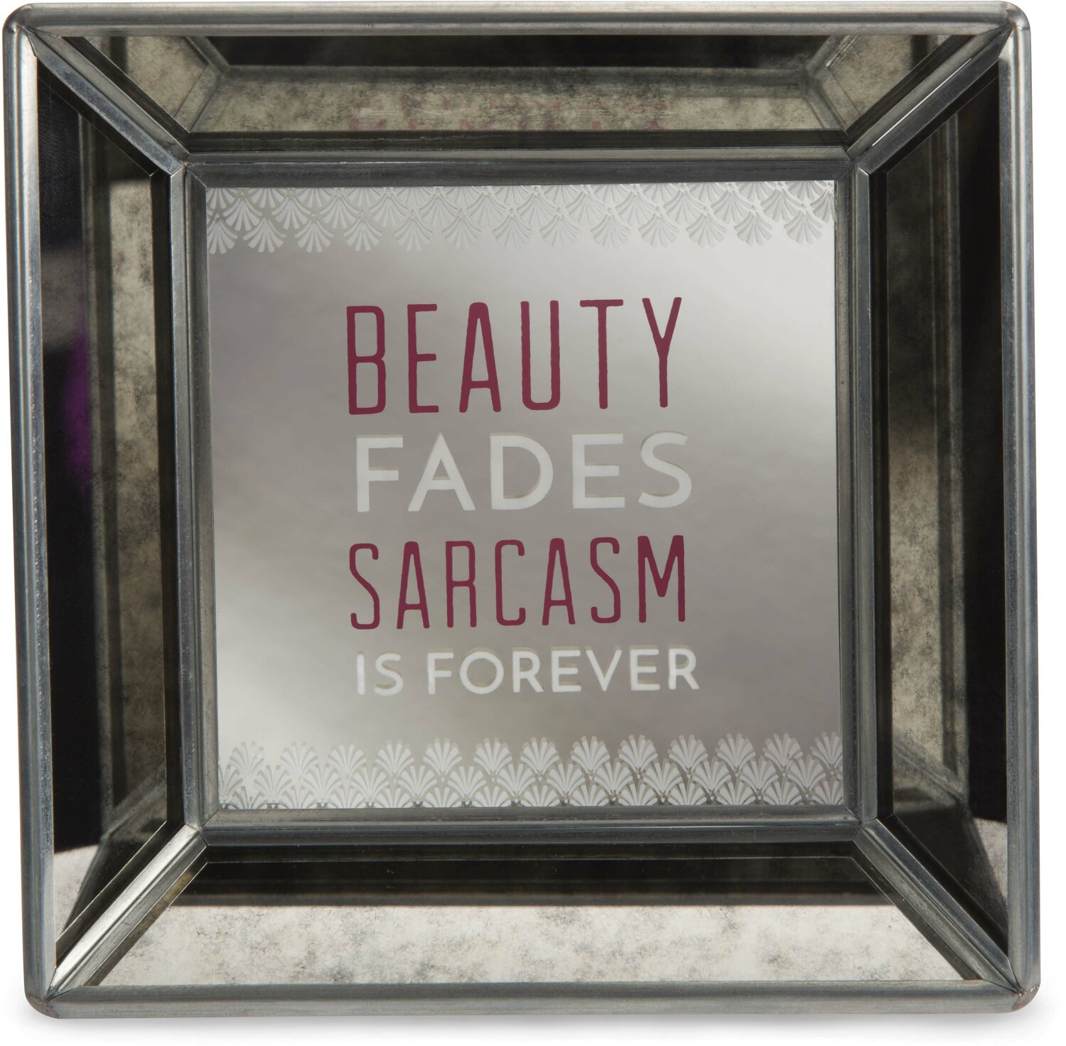 Beauty by Pretty Inappropriate - Beauty - 5" Mirrored Easel Back Plaque