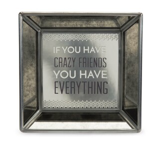 Friends by Pretty Inappropriate - 5" Mirrored Easel Back Plaque