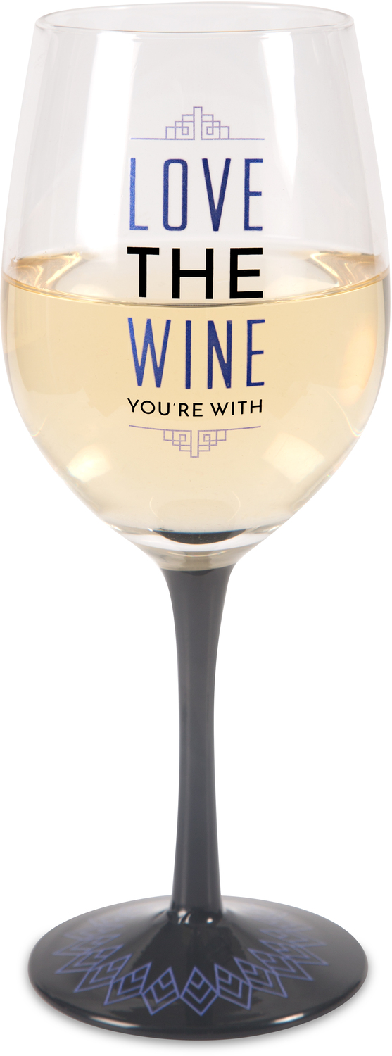 Love Wine by Pretty Inappropriate - Love Wine - 12 oz Wine Glass Tealight Holder