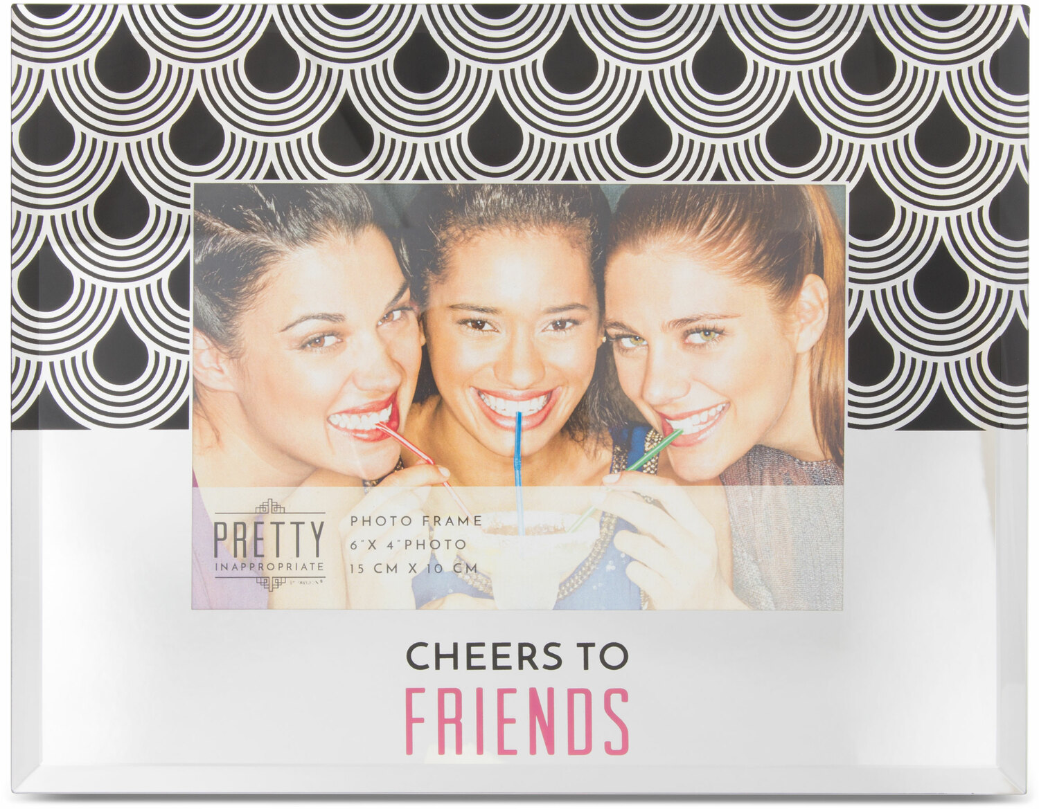Cheers by Pretty Inappropriate - Cheers - 9" x 7" Mirror Frame (Holds 6" x 4" Photo)