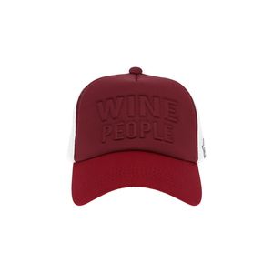 Wine People by We People - Adjustable Maroon Neoprene Mesh Hat