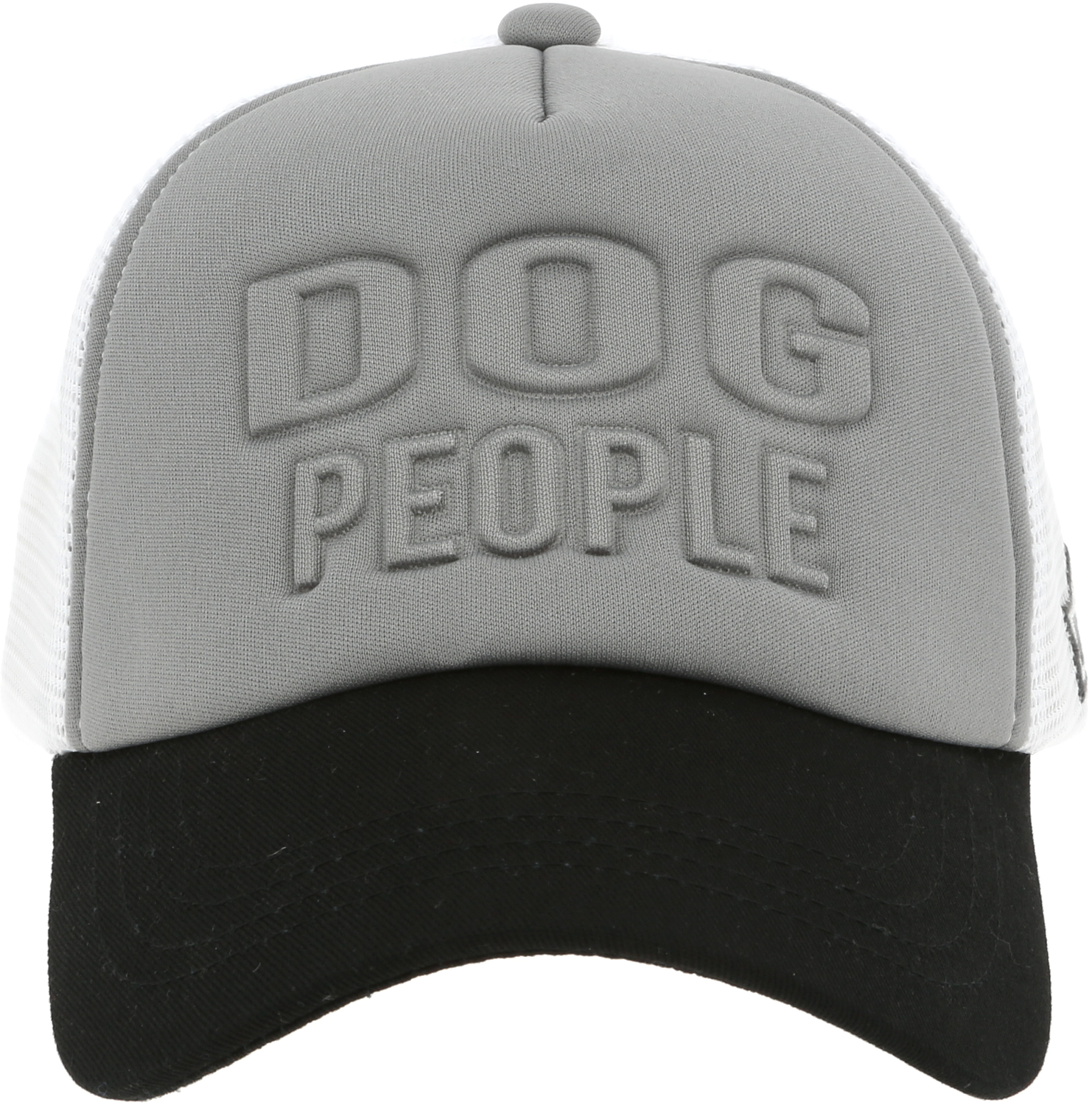 Dog People by We People - Dog People - Adjustable Dark Gray Neoprene Mesh Hat