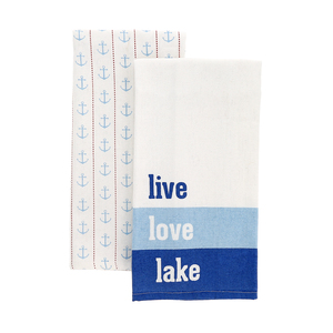 Live Love Lake by We People - Tea Towel Gift Set
(2 - 20" x 28")