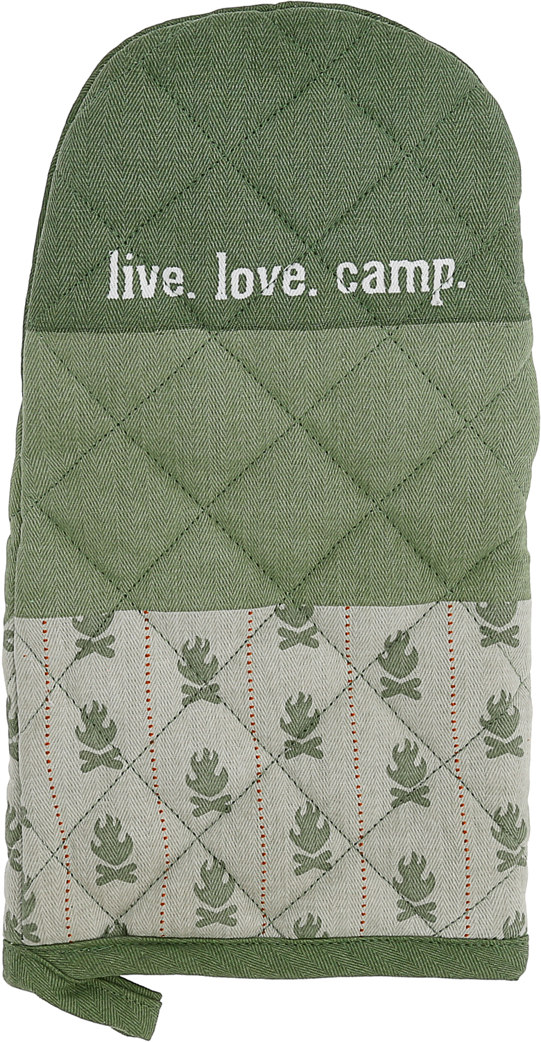Live. Love. Camp. by We People - Live. Love. Camp. - 12" Oven Mitt