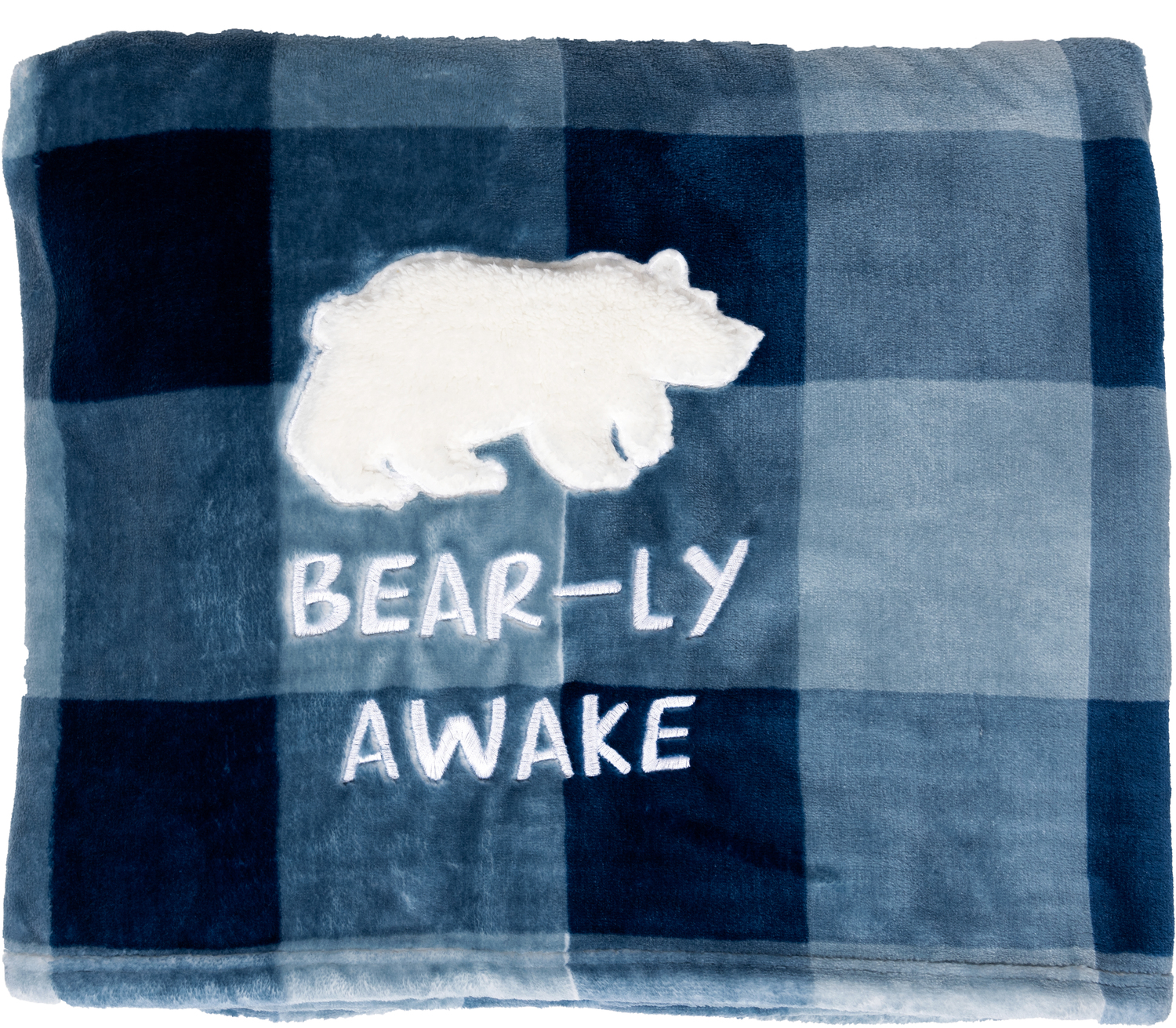Bear-ly Awake by We People - Bear-ly Awake - 50" x 60" Royal Plush Blanket
