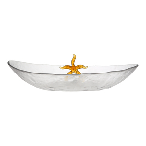 Starfish by We People - 12" Glass Platter with 3D Icon