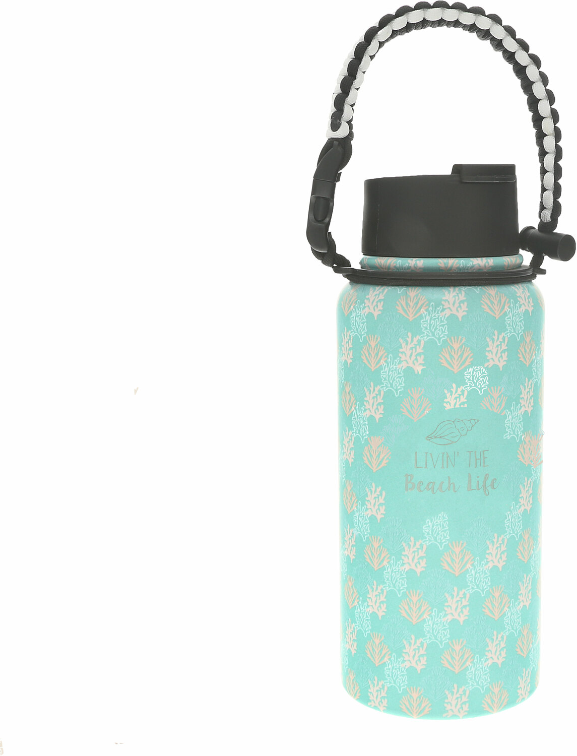 Beach Life by We People - Beach Life - 32 oz Stainless Steel Water Bottle with Paracord Survival Handle