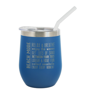 Beach Mode by We People - 12 oz Stemless Travel Tumbler with Straw