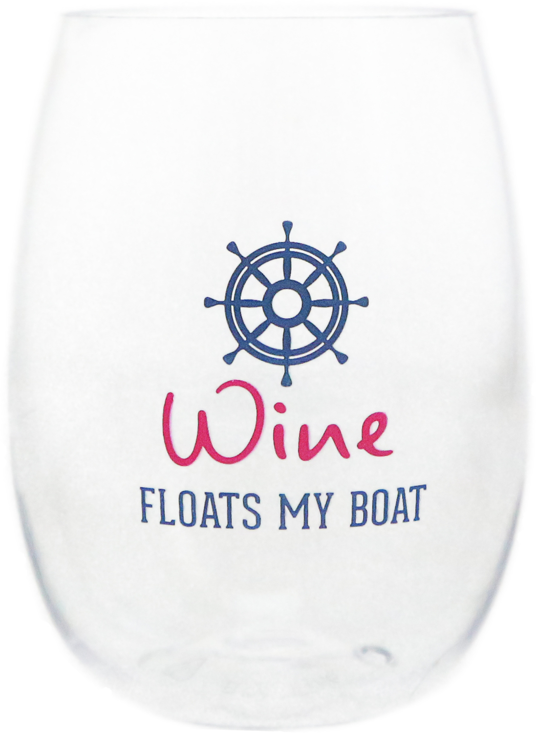Floats My Boat by We People - Floats My Boat - 14 oz Tritan Stemless Wine Glass