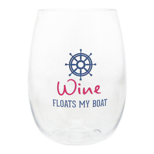 Floats My Boat by We People - 14 oz Tritan Stemless Wine Glass