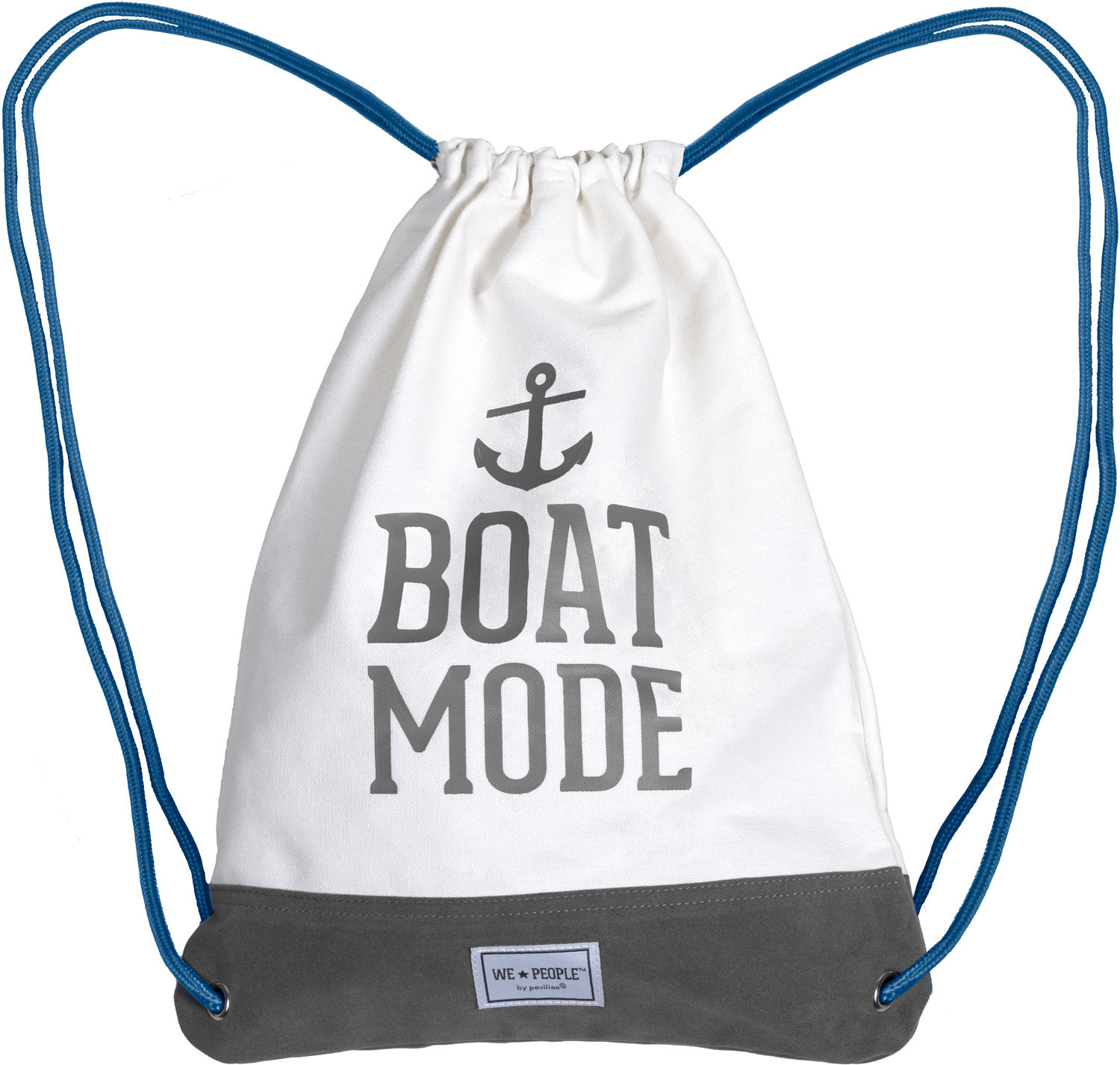 Boat Mode by We People - Boat Mode - 13" x 17" Canvas Drawstring Bag