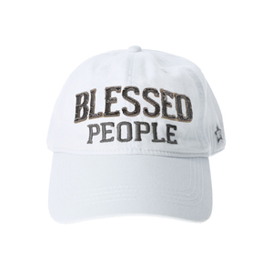 Blessed by We People - White Adjustable Hat