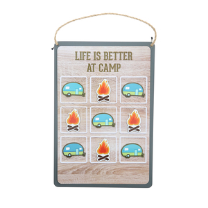 Camp by We People - 8.5" x 12.5" Magnetic Tic-Tac-Toe Board
