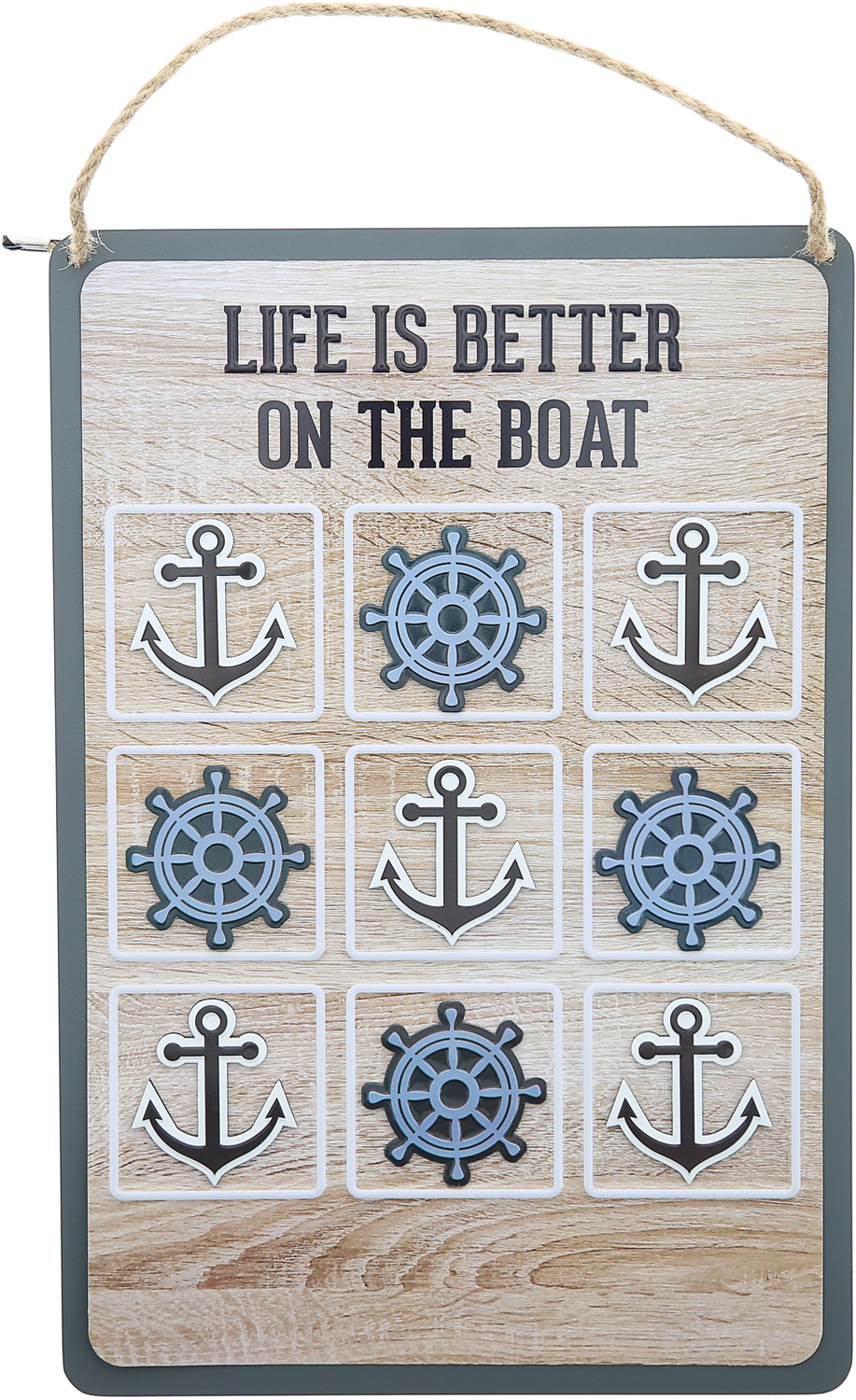 Boat by We People - Boat - 8.5" x 12.5" Magnetic Tic-Tac-Toe Board