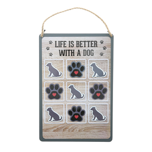 Dog by We People - 8.5" x 12.5" Magnetic Tic Tac Toe Board