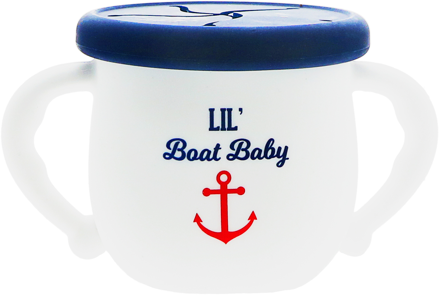 Boat Baby by We Baby - Boat Baby - 3.5" Silicone Snack Bowl with Lid