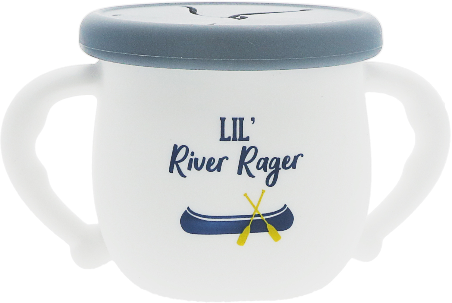 River Rager by We Baby - River Rager - 3.5" Silicone Snack Bowl with Lid