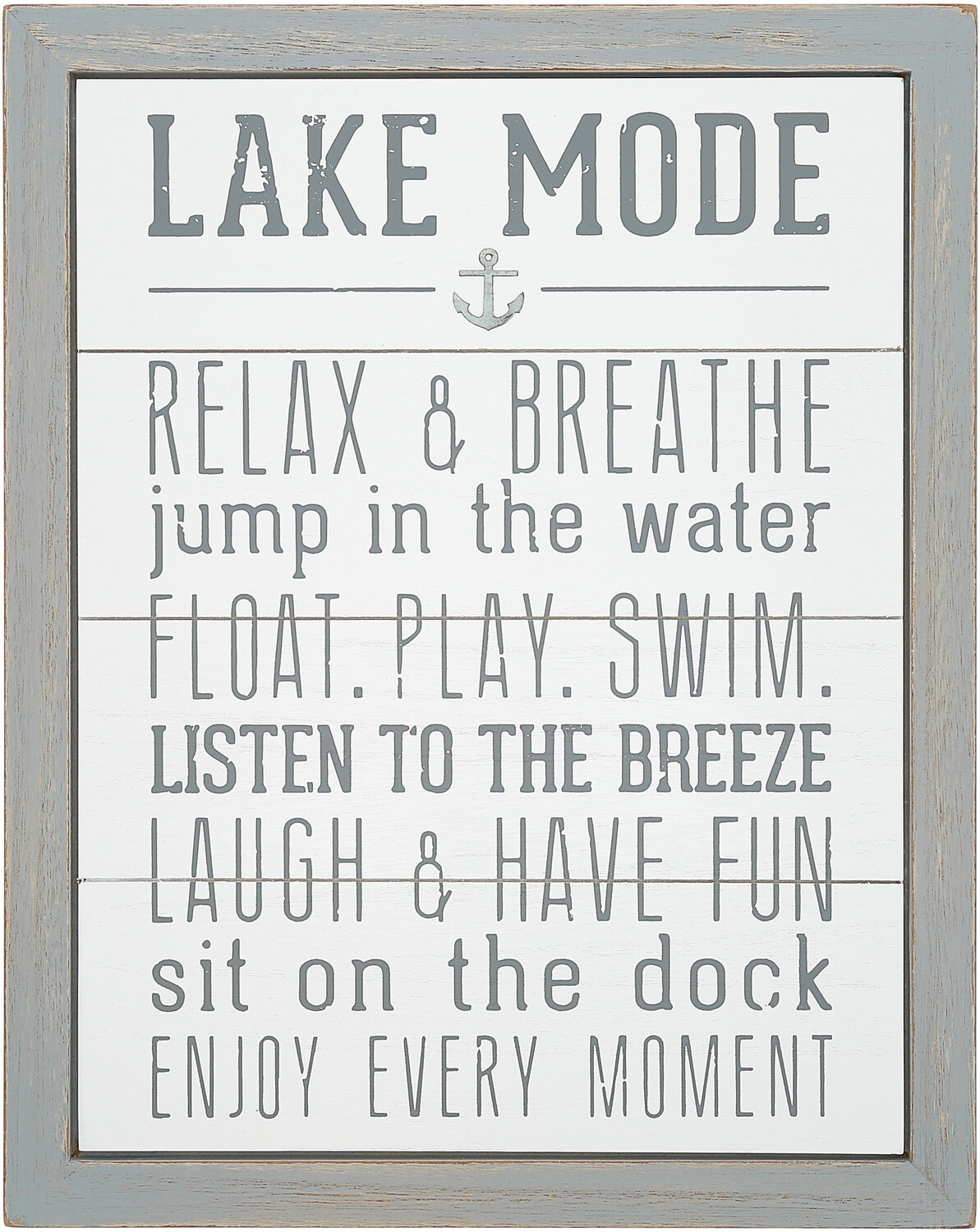 Lake Mode by We People - Lake Mode - 12" x 15" MDF Sign