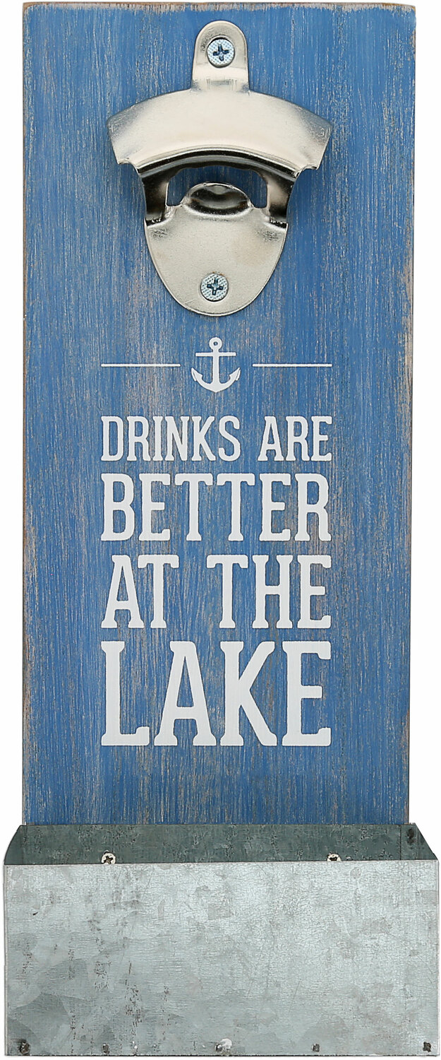 At the Lake by We People - At the Lake - 11.5" Wall Mount Bottle Opener