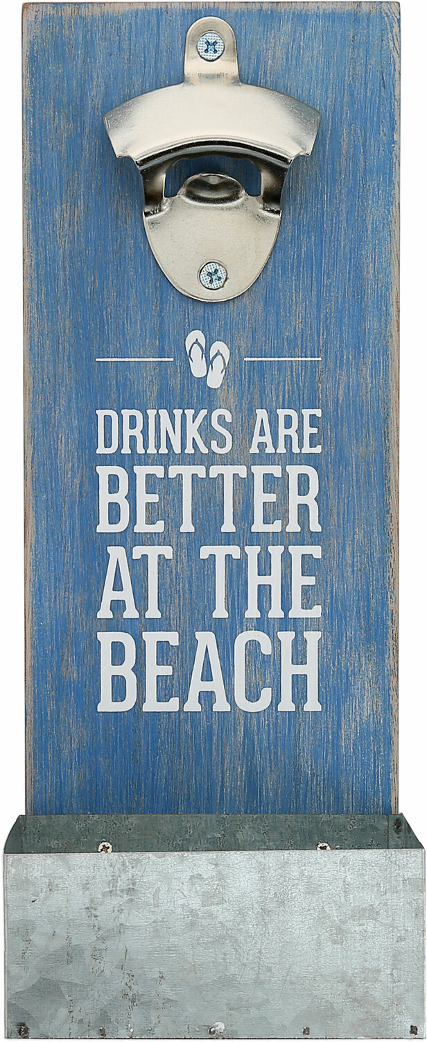 At the Beach by We People - At the Beach - 11.5" Wall Mount Bottle Opener