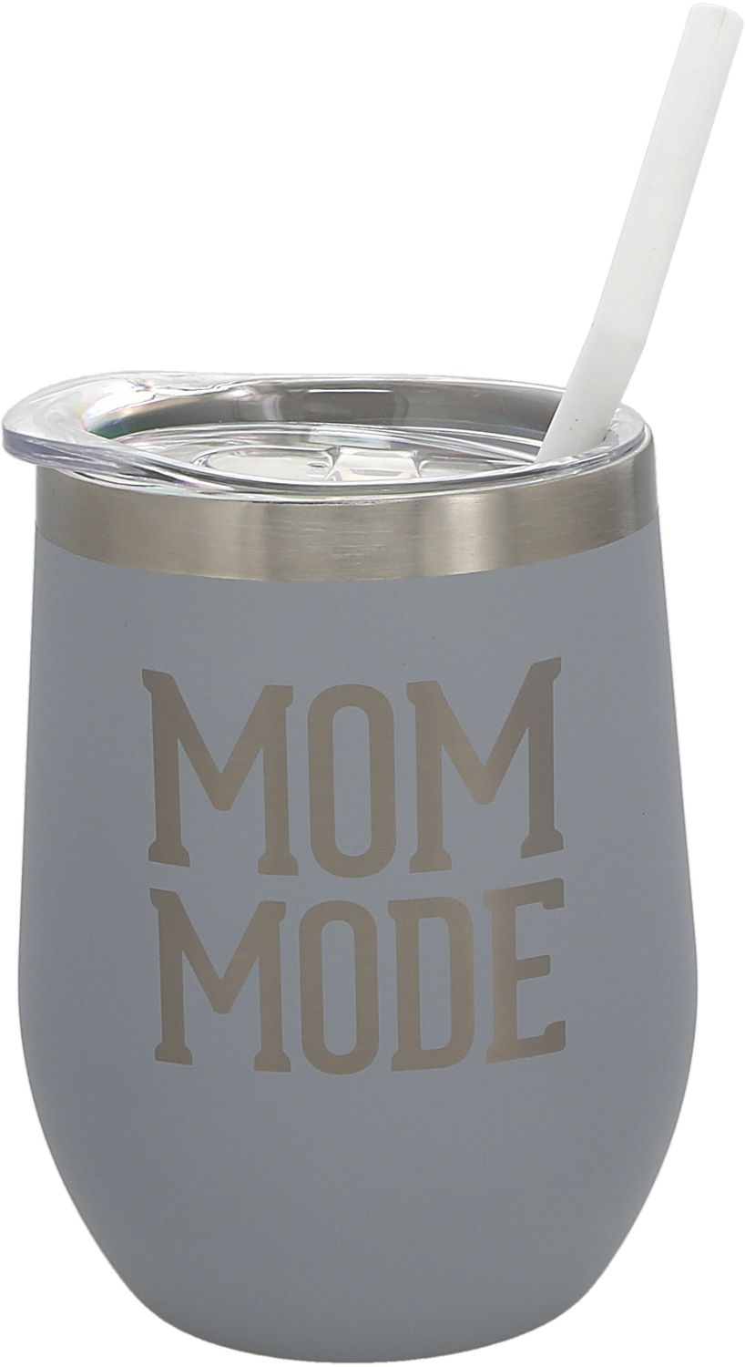 Mom Mode by We People - Mom Mode - 12 oz Stemless Travel Tumbler with Straw