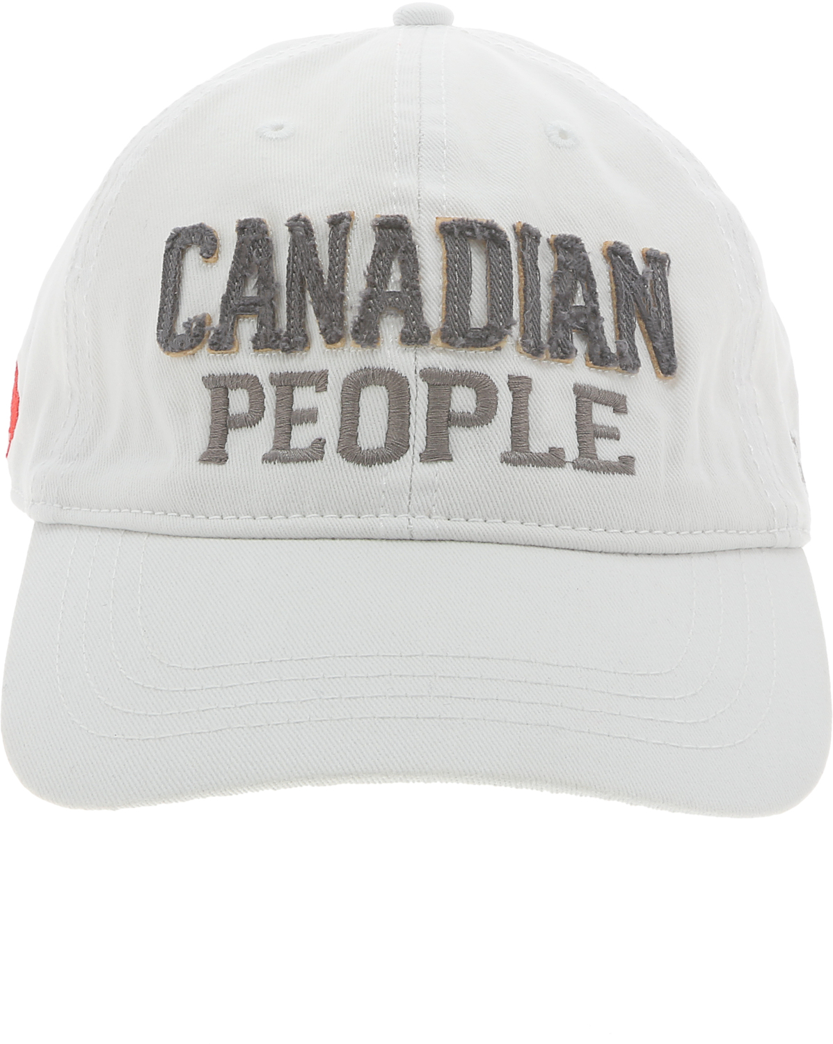 Canadian People by We People - Canadian People - White 100% Cotton Adjustable Hat