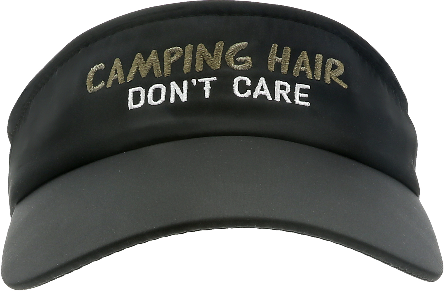 Camping Hair by We People - Camping Hair - Black Dri-Fit Visor
