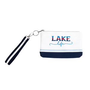 Lake Life by We People - 8" x 5" Canvas Wristlet
