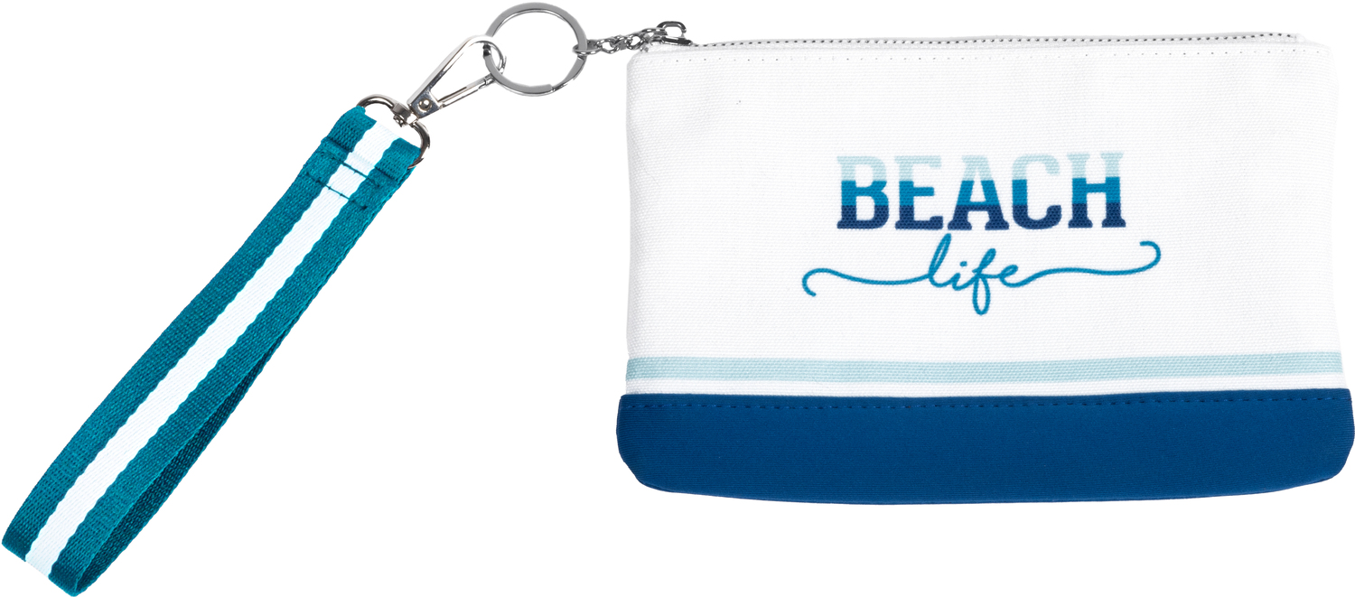 Beach Life by We People - Beach Life - 8" x 5" Canvas Wristlet