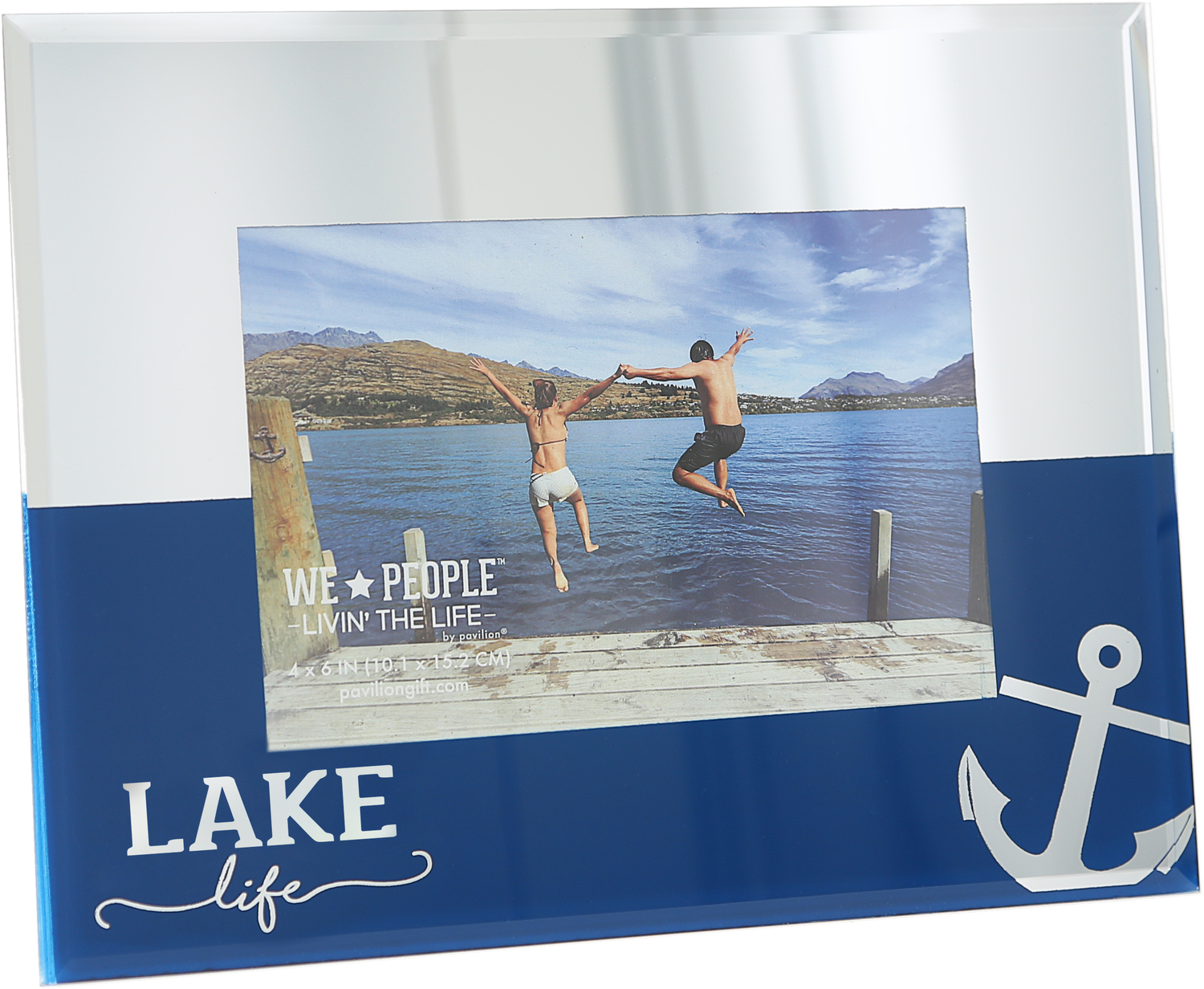Lake Life by We People - Lake Life - 9" x 7" Mirrored Glass Frame
(Holds 6" x 4")
