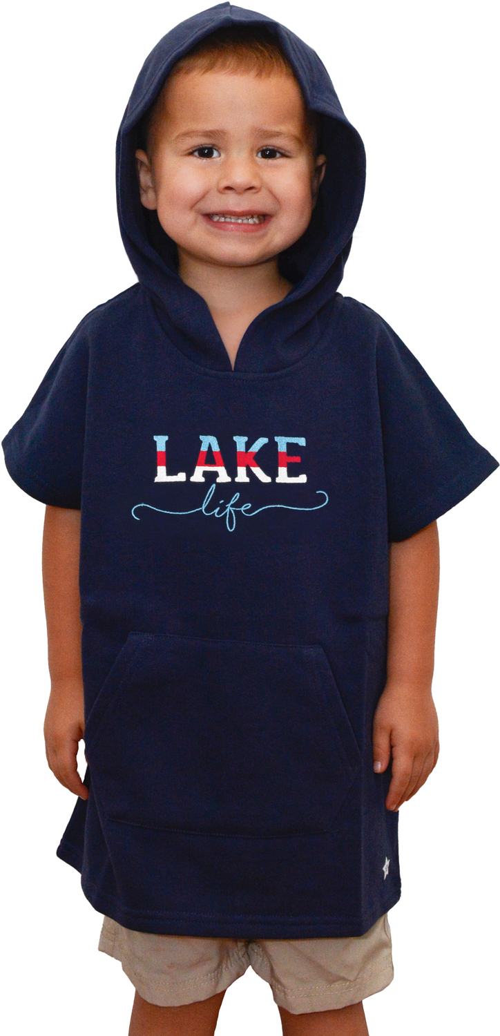 Lake Life by We Baby - Lake Life - Hooded French Terry Cover Up
(1T-3T)