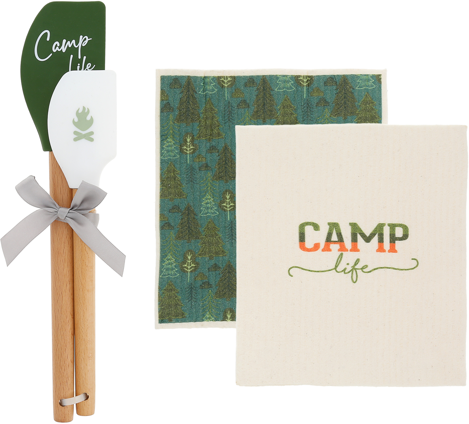 Camp Life by We People - Camp Life - Spatula and Reusable Dish Cloth Set
(2 of Each)