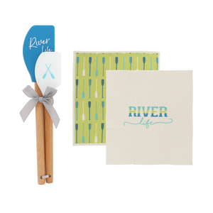 River Life by We People - Spatula and Reusable Dish Cloth Set
(2 of Each)