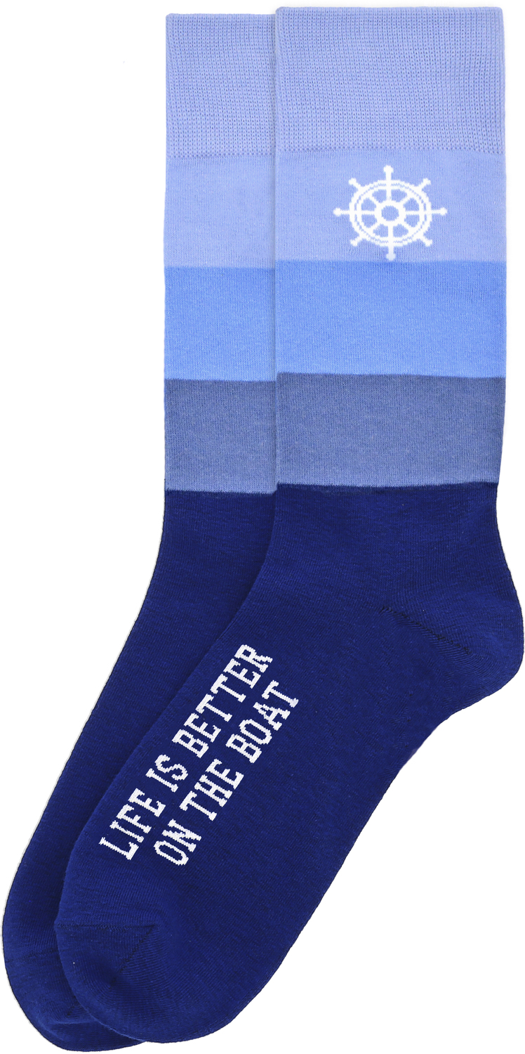 On The Boat by We People - On The Boat - M/L Unisex Crew Sock