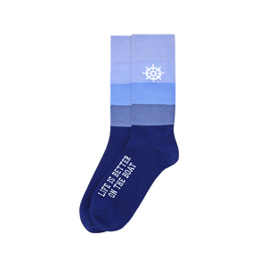 On The Boat by We People - M/L Unisex Crew Sock