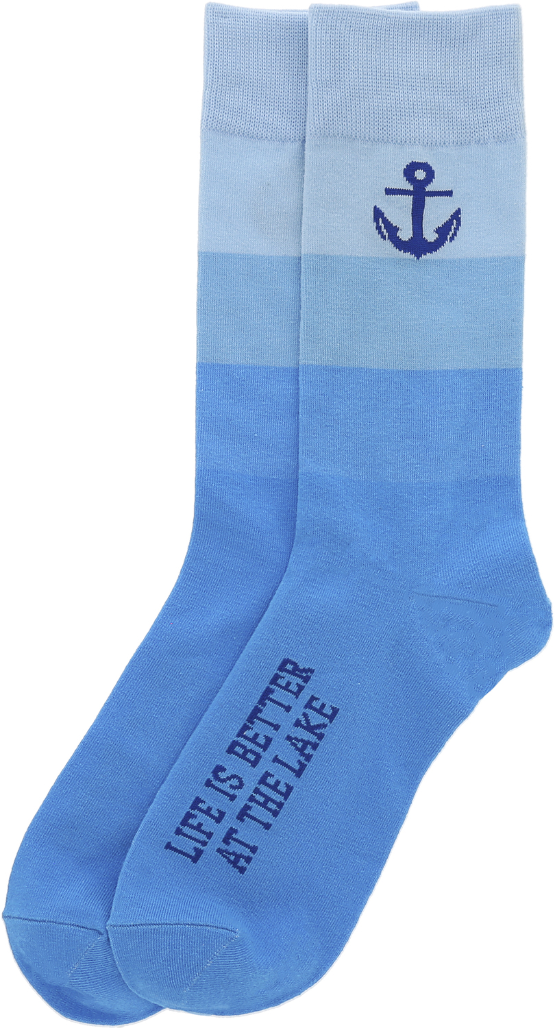 At The Lake by We People - At The Lake - M/L Unisex Crew Sock