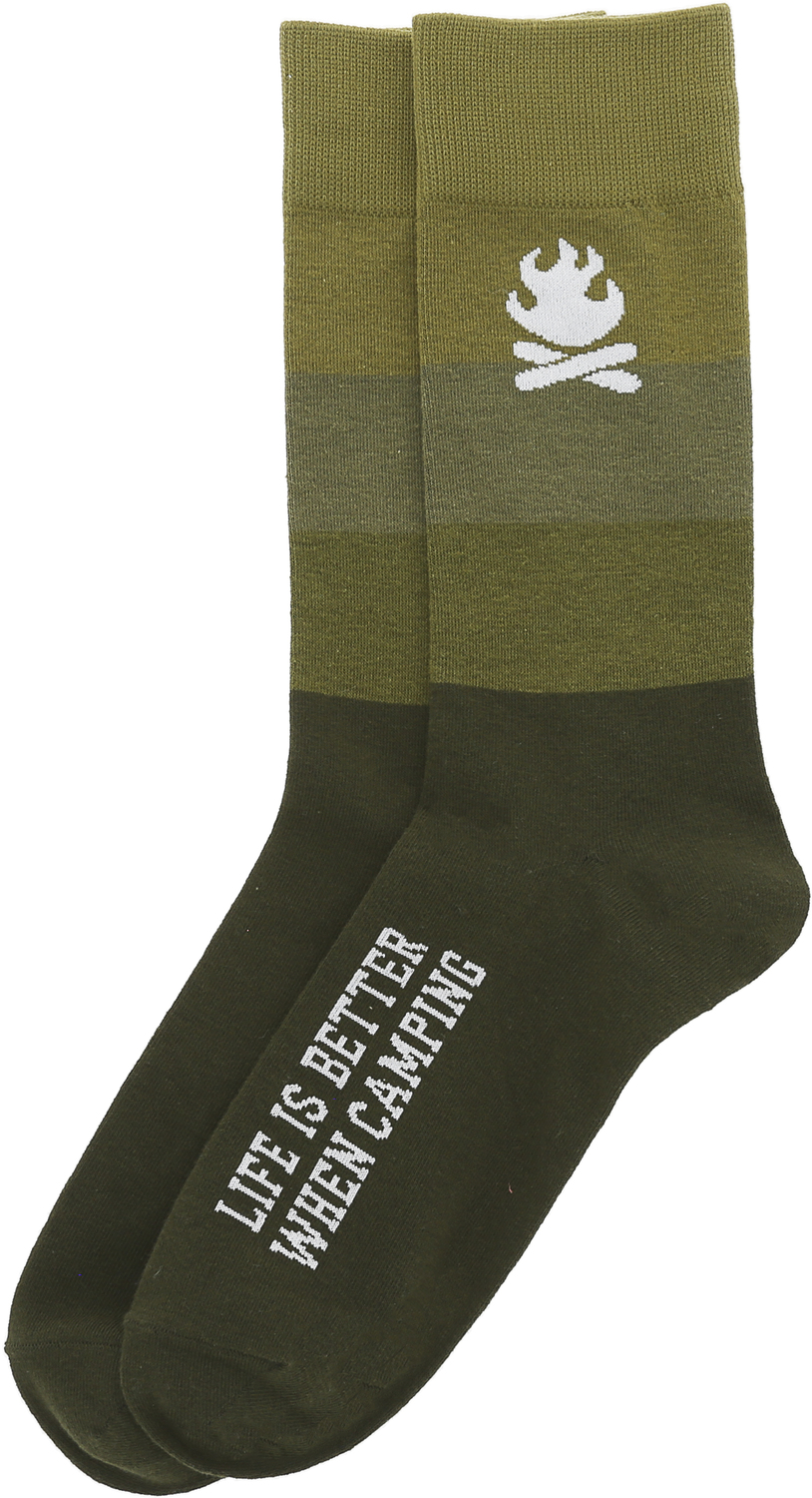 Camping by We People - Camping - M/L Unisex Crew Sock