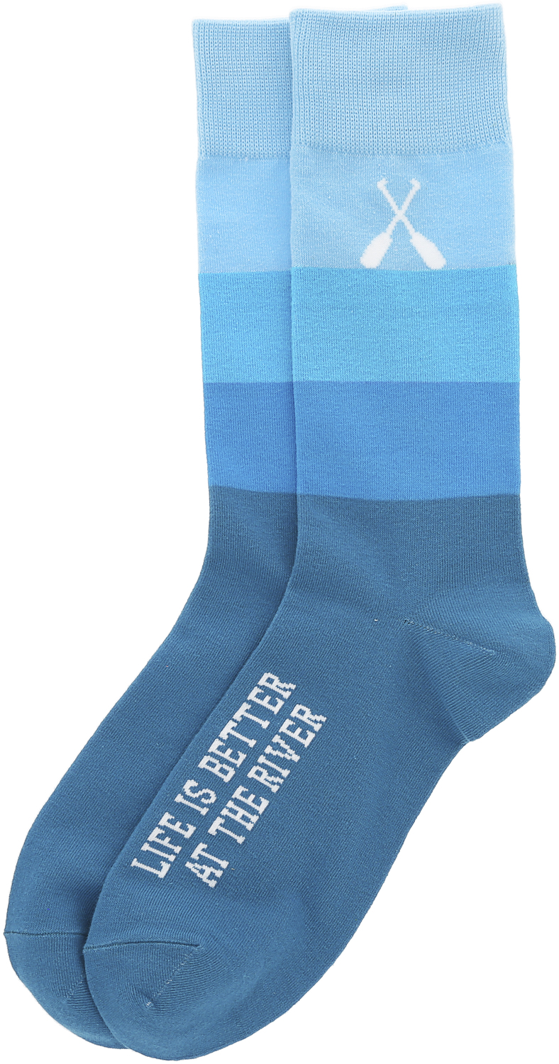 At The River by We People - At The River - M/L Unisex Crew Sock