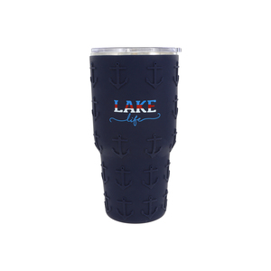 Lake Life by We People - 30 oz Travel Tumbler with 3D Silicone Wrap