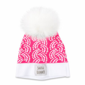 Snow Bunny by Sidewalk Talk - Pink Knit Pom Pom Hat
(0-12 Months)