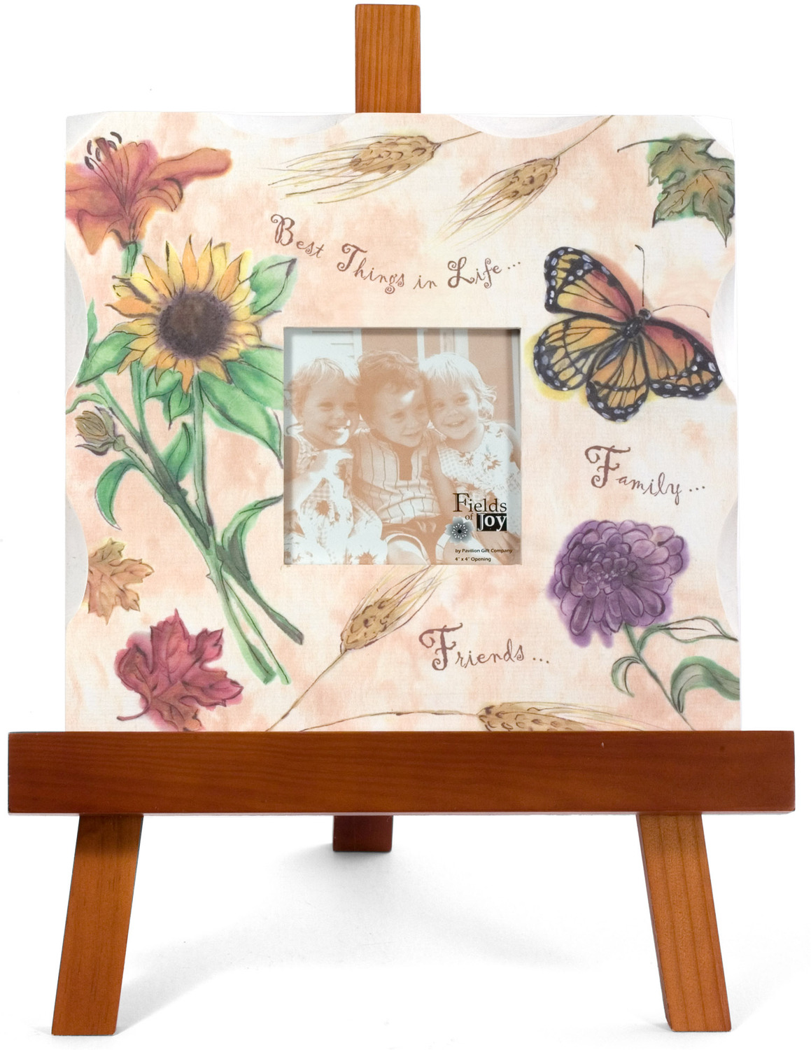 Best Things in Life by Fields of Joy - Best Things in Life - 10" x 10" Fall Frame with Easel