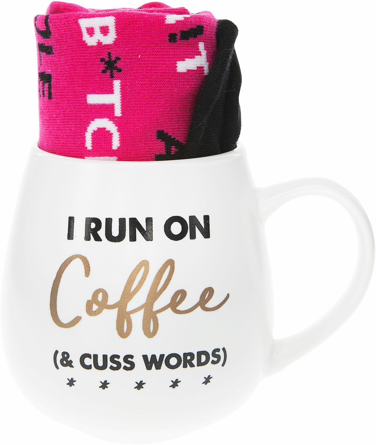 Coffee by Warm & Toe-sty - Coffee - 15.5 oz Mug and Sock Set