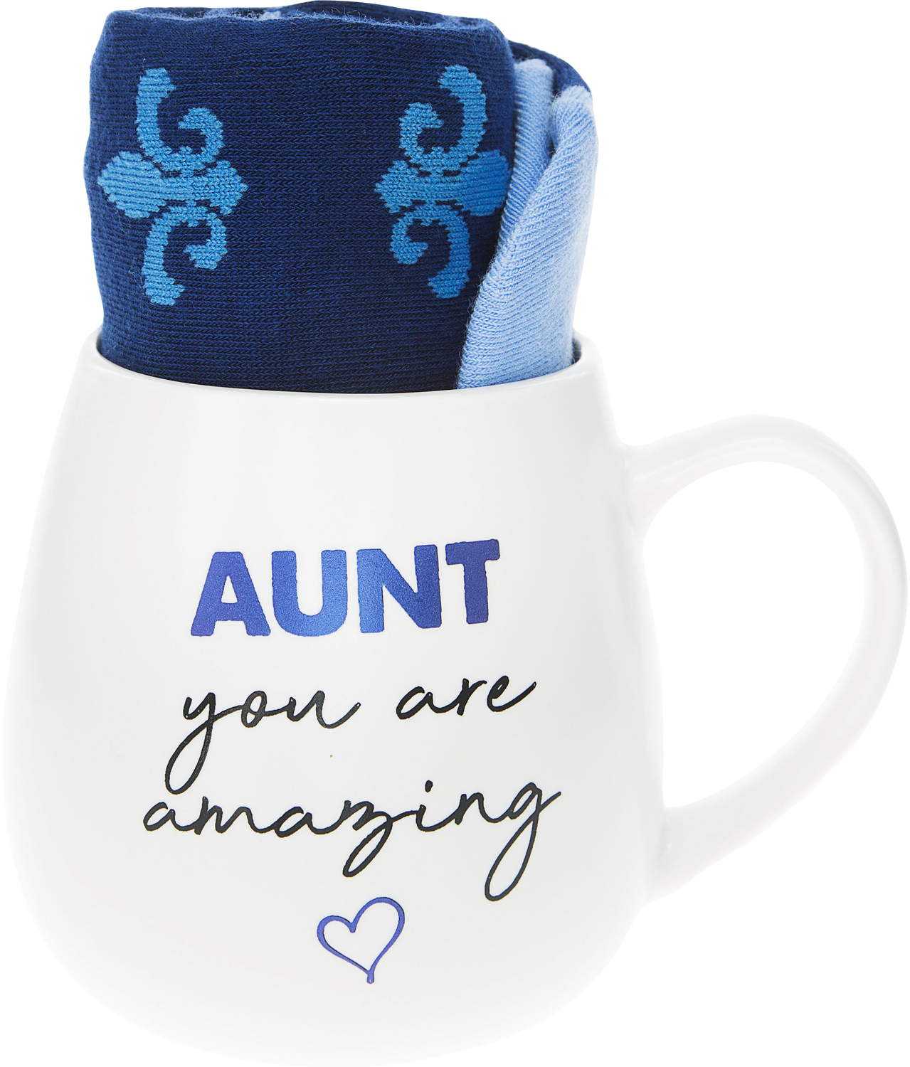 Aunt by Warm & Toe-sty - Aunt - 15.5 oz Mug and Sock Set
