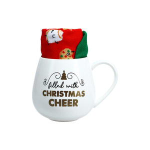 Christmas Cheer by Warm & Toe-sty - 15.5 oz Mug and Sock Set