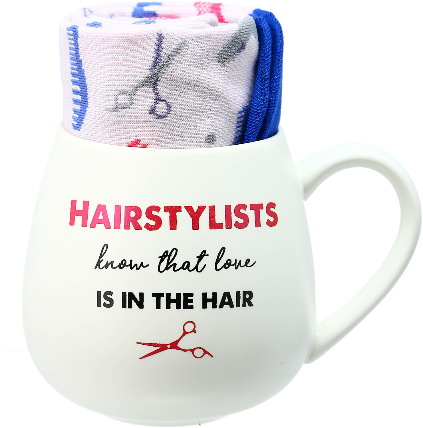Hairstylist by Warm & Toe-sty - Hairstylist - 15.5 oz Mug and Sock Set