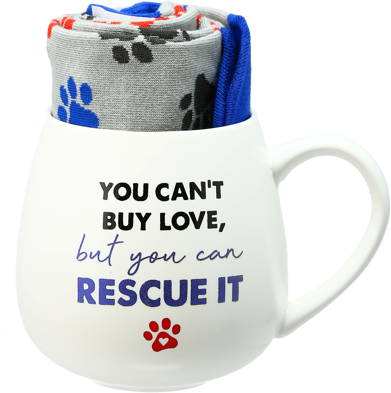 Rescue by Warm & Toe-sty - Rescue - 15.5 oz Mug and Sock Set