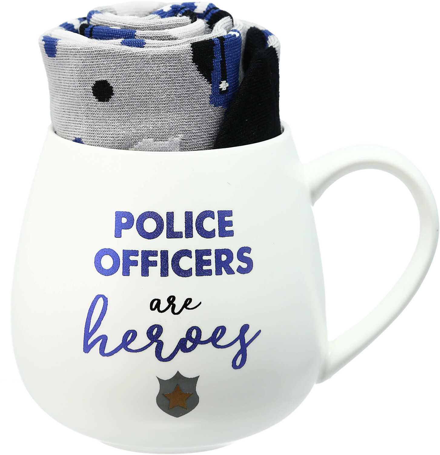 Police by Warm & Toe-sty - Police - 15.5 oz Mug and Sock Set