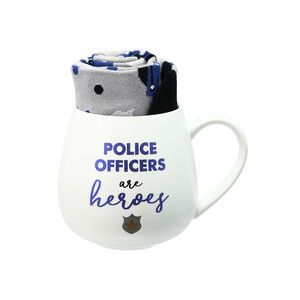 Police by Warm & Toe-sty - 15.5 oz Mug and Sock Set